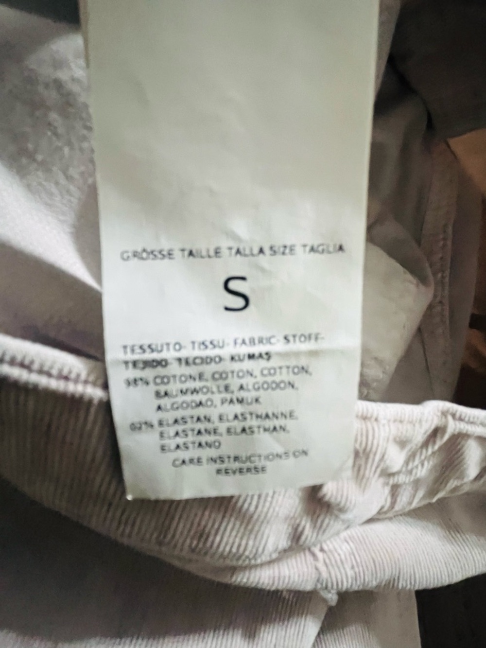 Max Mara Leisure Corduroy Soft Cream Pants Joggers
Sz S - Picture 10 of 10